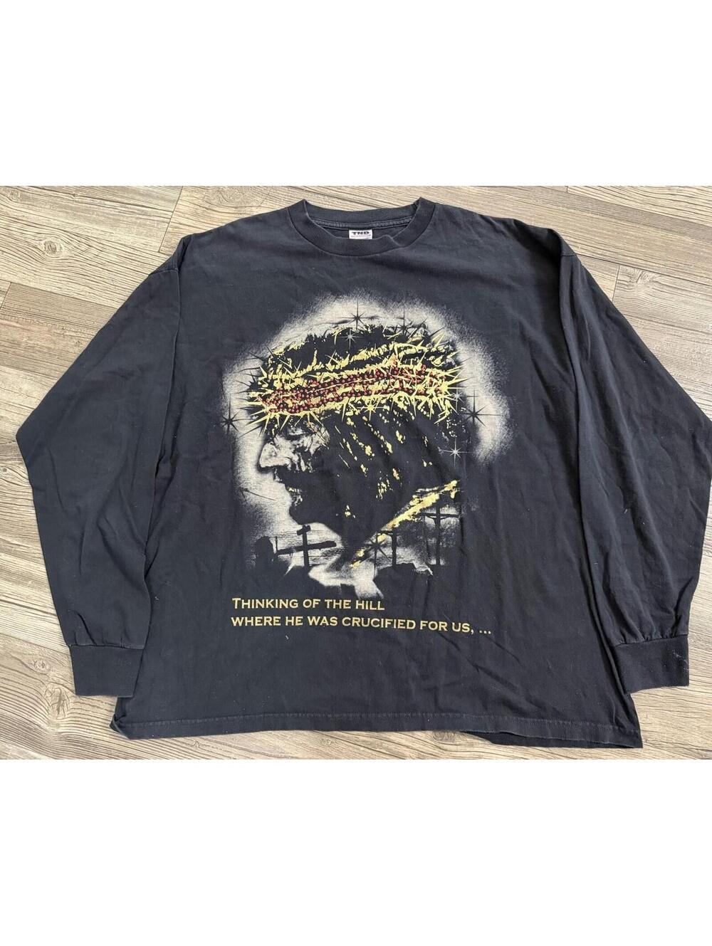 Jesus Vintage Longsleeve 90s/Y2K Sz 2XL